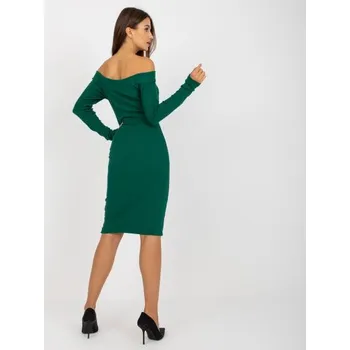 Dámské šaty Dámské šaty pruhované TERAH tmavě zelené