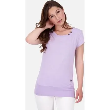 Dámské tričko Tričko Alife and Kickin COCOAK A Digital Lavender Melange velikost S