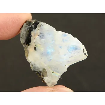 Přírodní kámen Měsíční kámen plátek z Indie 5,5g