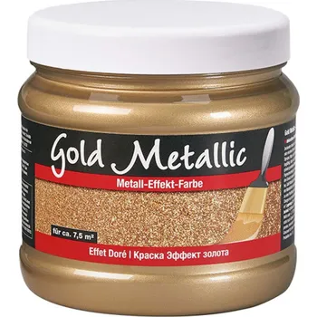 barva na zeď Pufas Barva kreativní Effect lazur Gold Metallic 750ml