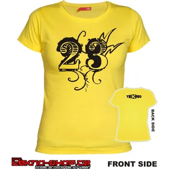 Dámské tričko TEKNOSHOP Tekno 23 tričko s potiskem dámské L modré