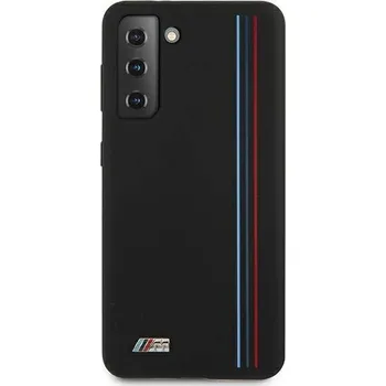 Pouzdro na mobilní telefon BMW - Samsung Galaxy S21 Plus - Silikonový kryt BMW (BMHCS21MSIVTBK) černý