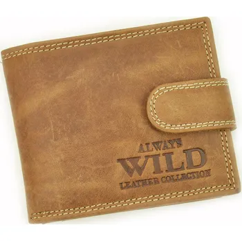 Peněženka WILD pánská peněženka N0035L-CHM RFID, Cognac