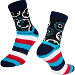 FORCE ponožky SPROCKET, modré Velikost: S-M, výška: 16 cm