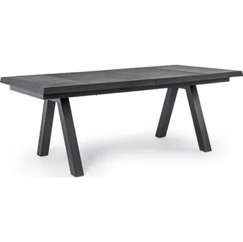 Zahradní stůl BIZZOTTO Rozkládací zahradní stůl KRION 205-265x103 cm antracit 0663030