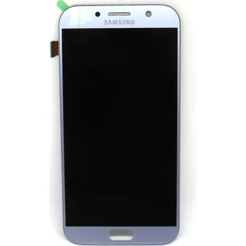 Náhradní díl pro mobilní telefon Samsung Galaxy A7 2017 displej TFT stříbrný + dotek