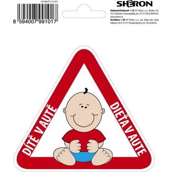 Samolepicí dekorace na vozidlo SHERON Samolepka - Dítě v autě