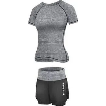 Merco Runner Short 2W fitness set šedá Velikost oblečení: M