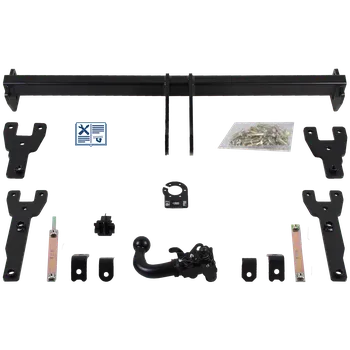 Tažné zařízení AUTO-HAK tažné zařízení Odnímatelné včetně TowTec elektropřípojky 7pólové univerzální - NISSAN QASHQAI II
