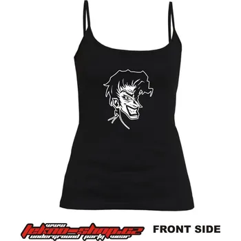 TEKNOSHOP Edward tekno tílko s potiskem dámské L černé