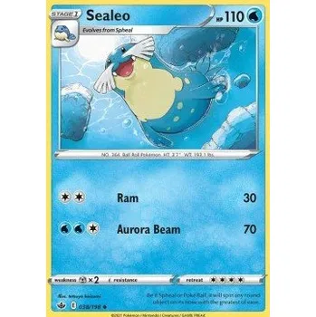 Sběratelská karetní hra Pokémon CRE 038/198 Sealeo - Chilling Reign Stav: Near Mint, Verze: REVERSE HOLO