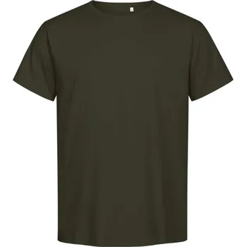 Promodoro Pánské tričko s krátkým rukávem Bio Premium do 8XL Barva: Khaki, Velikost: XXL