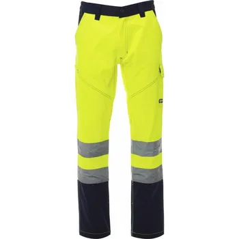 Pánská móda PAYPER CHARTER HiVis kalhoty pas 250 - žlutá_navy XXXL