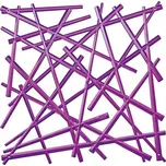 Koziol, Dekorativní panel Stixx průhledný fialový - Formadore