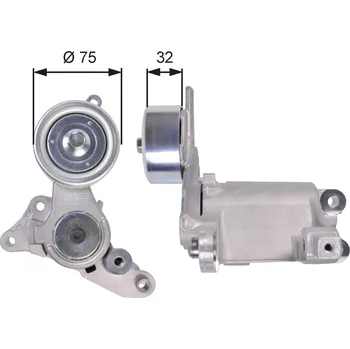 Napínák, žebrovaný klínový řemen GATES T39135