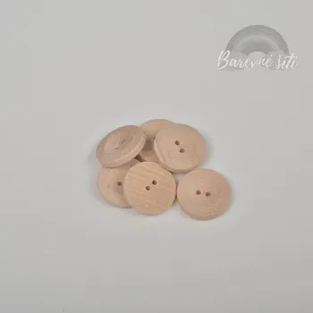 Knoflík dřevěný 2,2cm (E) (Knoflíky)