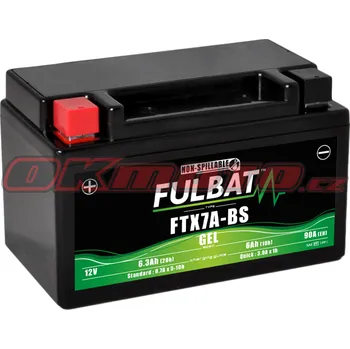 Auto-moto baterie Motobaterie FULBAT FTX7A-BS GEL - Benelli Macis 125 LC, 125ccm - 11-17