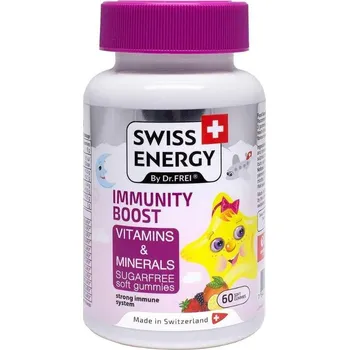 Dr. Frei Swiss Energy Immunity Boost Gummies 60 bonbonů