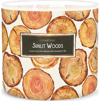Svíčka Goose Creek Candle svíčka Sunlit Woods, 411 g