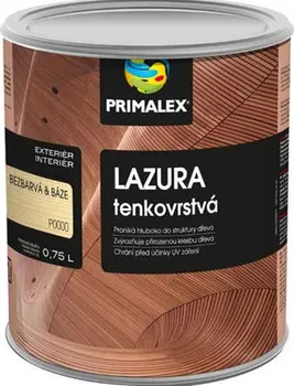 Lak na dřevo Primalex Lazura tenkovrstvá 5 l