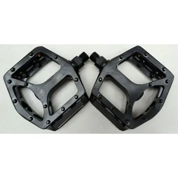 Pedál na kolo pedály NWL-316 BMX AL černé hranaté 9/16"kuličkové