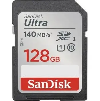 SanDisk Ultra 128 GB SDXC Memory Card 140 MB/s
