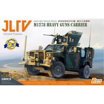 Plastikový model Sabre model 1/35 JLTV M1278 Heavy Guns Carrier - PREMIUM EDITION