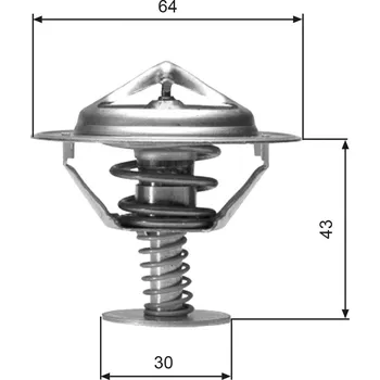 Automobilové těsnění Termostat, chladivo GATES TH05977G1