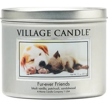 Svíčka Village Candle Fur-ever Friends 262g - nejlepší kamarádi
