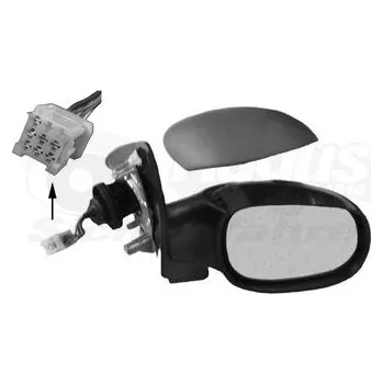 Auto zrcátko Vnější zpětné zrcátko VAN WEZEL 4028808