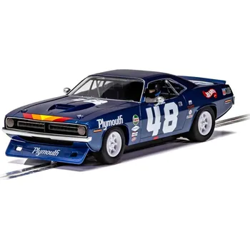 auto na autodráhu Scalextric Plymouth Barracuda - Trans Am 1970 - Dan Gurney (1:32)