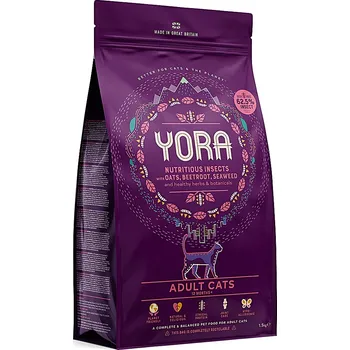 Krmivo pro kočku YORA Cat Adult granule z hmyzu pro kočky 1,5kg