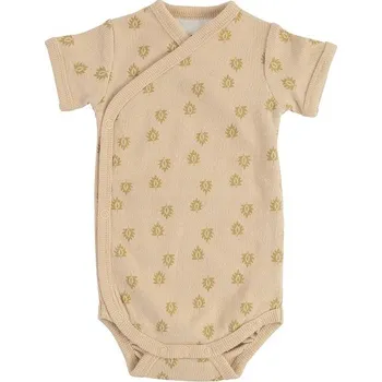 LODGER body ROMPER SHORT SLEEVES PRINT RIB Linen vel. 74