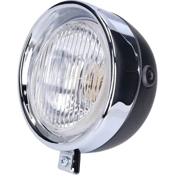 Motodíl 101 Octane Přední světlo kulaté černé Puch, Kreidler, Zündapp a další IP44325