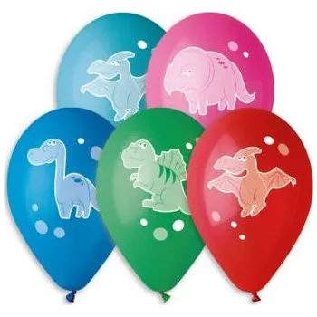Balónek Balónky veselí dinosauři 5ks