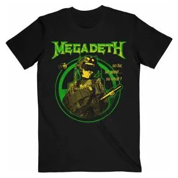 Pánské tričko Merch Megadeth: Megadeth Unisex T-shirt: Sfsgsw Hi-contrast (x-large) XL