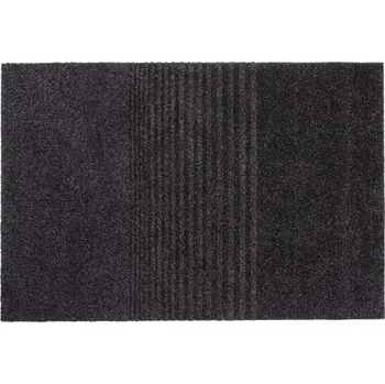 Rohožka Černá vnitřní vstupní čisticí zóna FLOMA Brush - délka 150 cm, šířka 133 cm, výška 0,8 cm