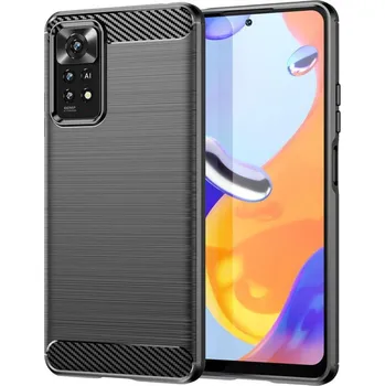 Pouzdro na mobilní telefon Carbon Case pro Xiaomi Redmi Note 11/Note 11s černé