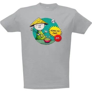 Tričko s potiskem Kungfu Pao pánské