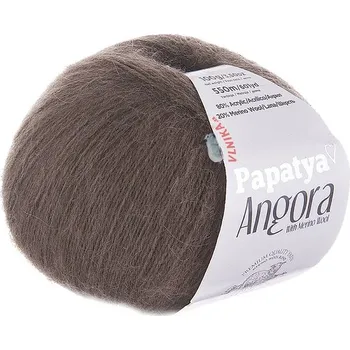 Příze Angora Merino, 9270, hnědošedá