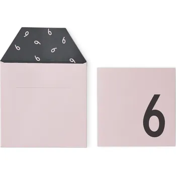 Vánoční dekorace Design Letters, Dětské přání k narozeninám Design Letters 6 let růžové - Formadore