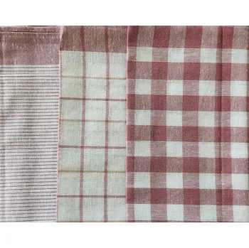 Utěrka Chanar s.r.o Sada kuchyňských utěrek multidesign 3ks, růžová (152)