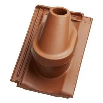 Střecha Tondach Contiton 12 glazura kaštanově hnědá anténní komplet (Stodo 12)