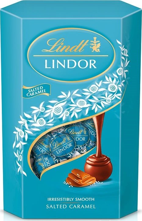 Foto Čokoláda Lindt Lindor Pralinky Slaný Karamel 337 G Zbozicz