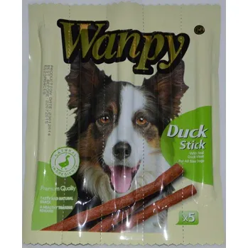 Pamlsek pro psa WANPY DOG Kachní tyčka 5 ks 50g/20 SB-02