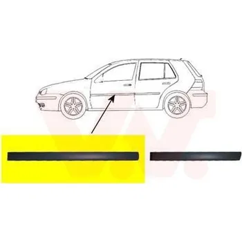Lišta karosérie Ozdobná / ochranná lišta, dveře VAN WEZEL 5888423
