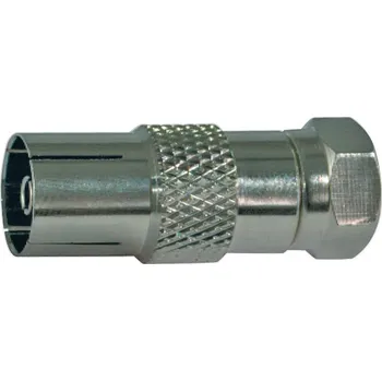 Anténní redukce EMOS Konektor redukce F vidlice/koax.zásuvka