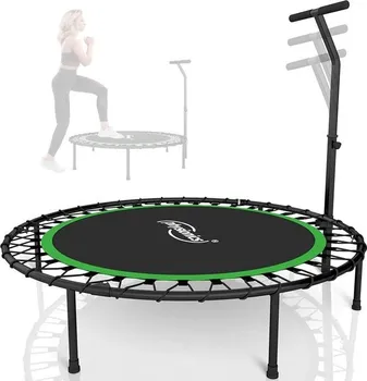 Trampolína physionics Mini Fitness trampolína 101 cm černá/zelená