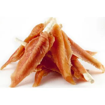 Pamlsek pro psa WANT Chicken slices with calcium stick (Lolipop) 180g