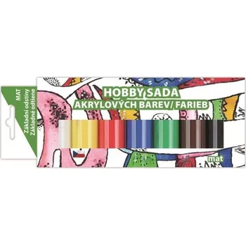 Výtvárné potřeby Sada akrylových barev 7 x 15 g, MAT